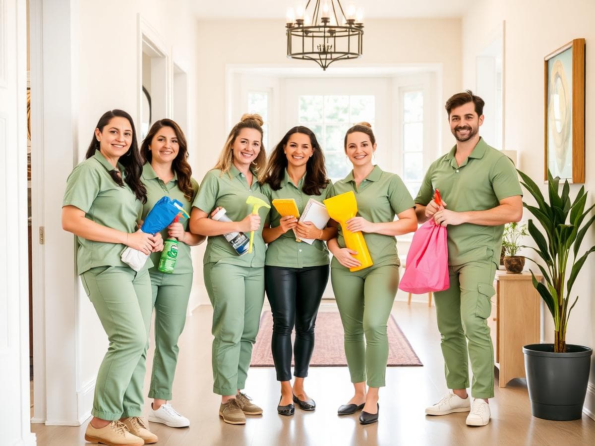 The Stress Relief cleaning team
